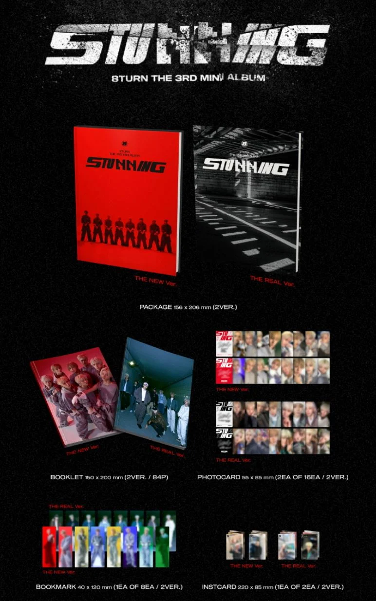 8TURN - STUNNING (3RD MINI ALBUM)