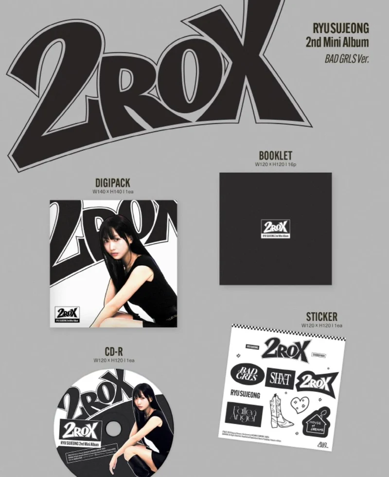 RYU SUJEONG - 2ROX (DIGIPACK) BAD GRLS VER.
