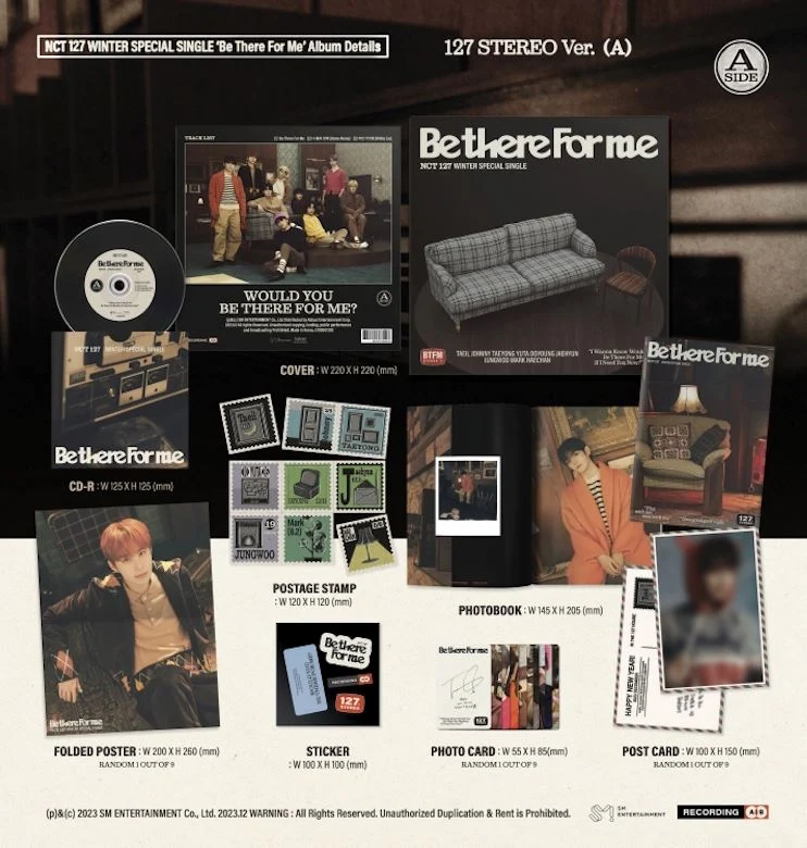 NCT 127 - WINTER SPECIAL SINGLE [BE THERE FOR ME]