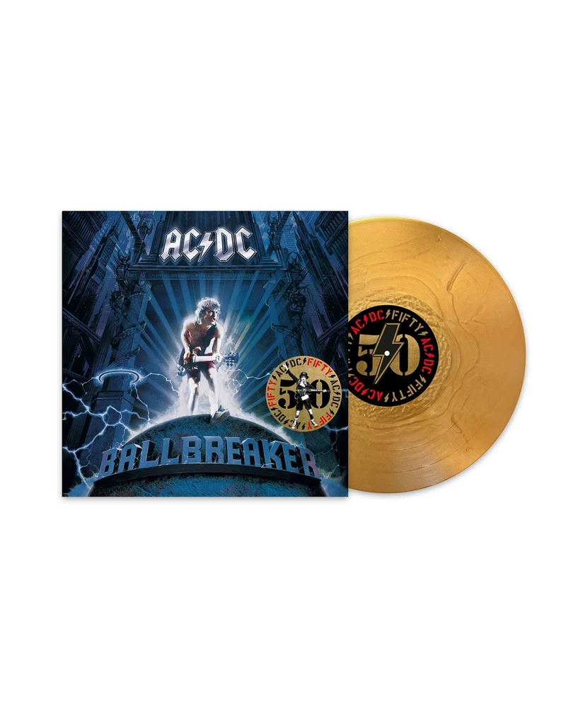 AC/DC - LP Vinilo Dorado "Ballbreaker" Ed. 50 aniversario