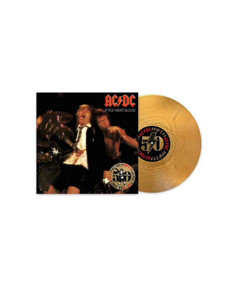 AC/DC - LP Vinilo Dorado "If You Want Blood You've Got It" Ed. 50 aniversario