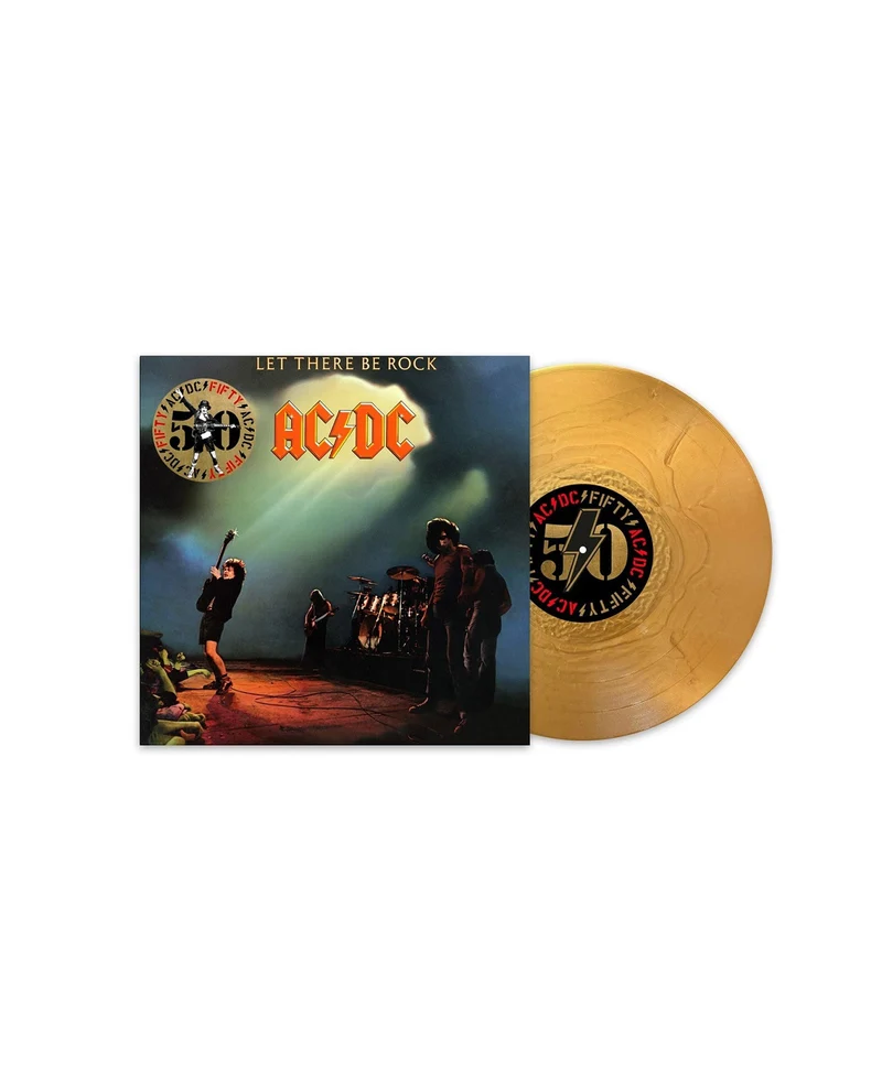 AC/DC - LP Vinilo Dorado "Let There Be Rock" Ed. 50 aniversario