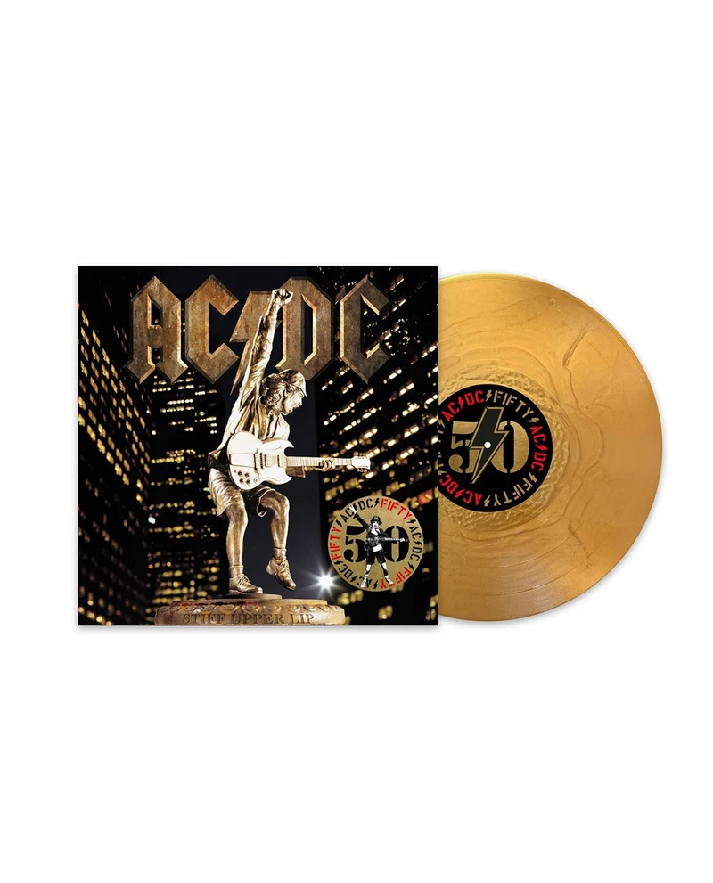 AC/DC - LP Vinilo Dorado "Stiff Upper Lip" Ed. 50 aniversario