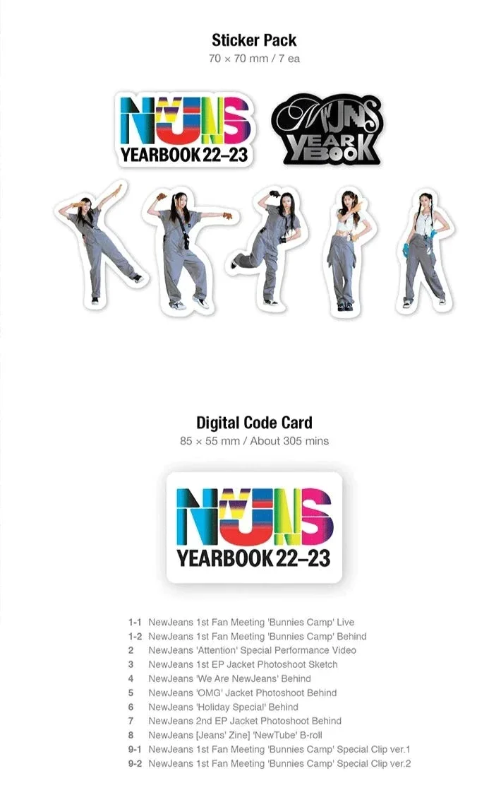 NEWJEANS - YEARBOOK 22-23 + Weverse Gift