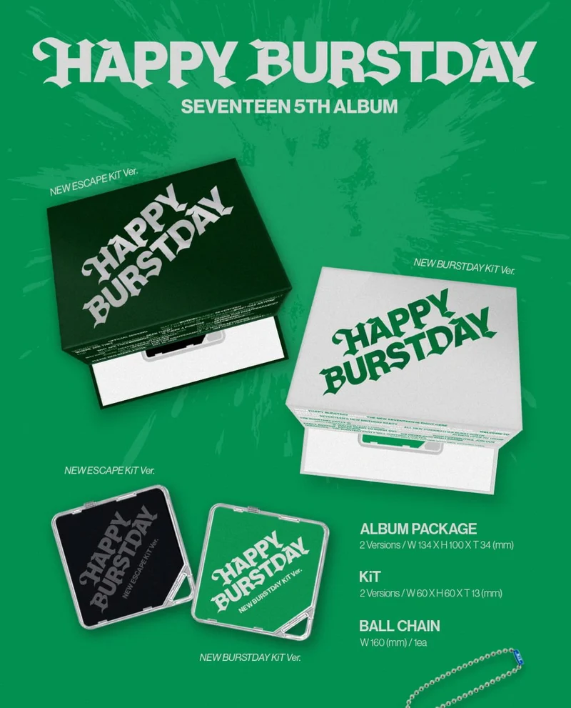 SEVENTEEN - HAPPY BURSTDAY (KIT VER.)
