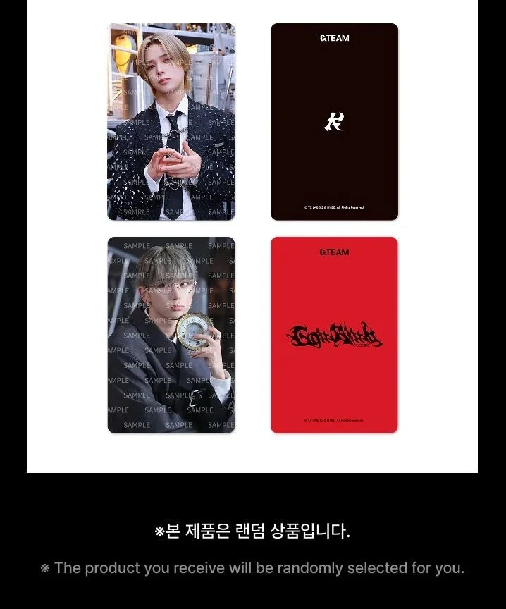 &TEAM - PHOTO CARD (GO IN BLIND)