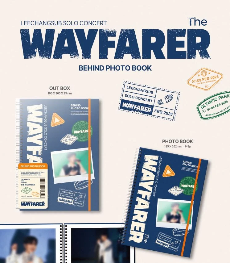 LEE CHANGSUB (BTOB) - SOLO CONCERT 'THE WAYFARER' BEHIND PHOTO BOOK