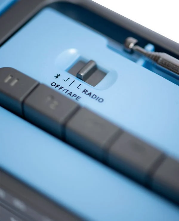 Crosley - Reproductor de Casete - Azul y Gris