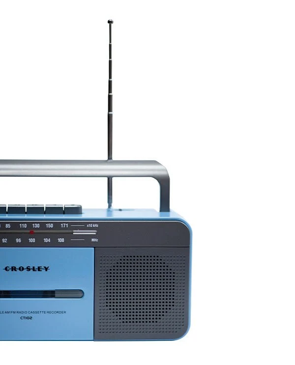 Crosley - Reproductor de Casete - Azul y Gris