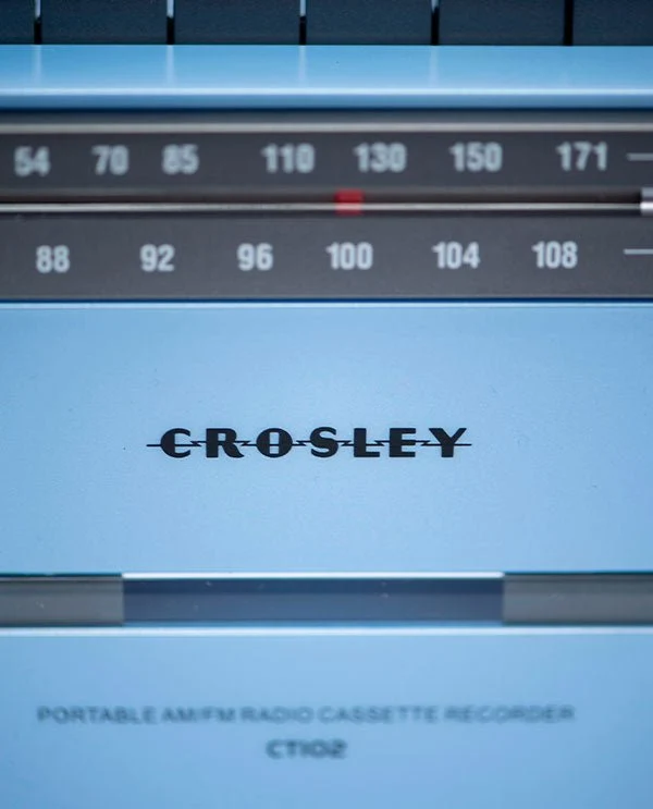 Crosley - Reproductor de Casete - Azul y Gris