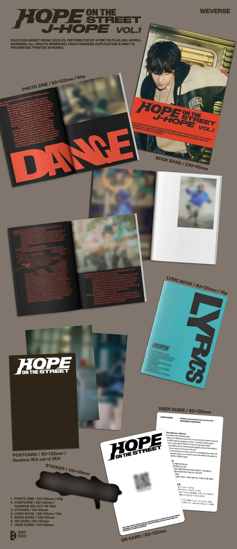 J-HOPE - HOPE ON THE STREET (WEVERSE Album)