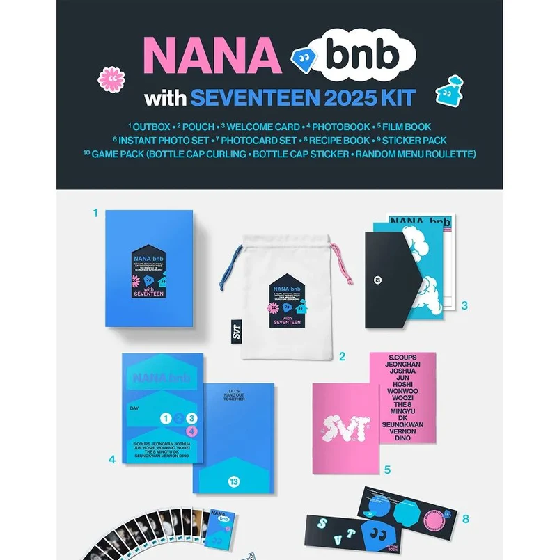 SEVENTEEN - NANA BNB WITH SEVENTEEN 2025 KIT + Weverse Gift