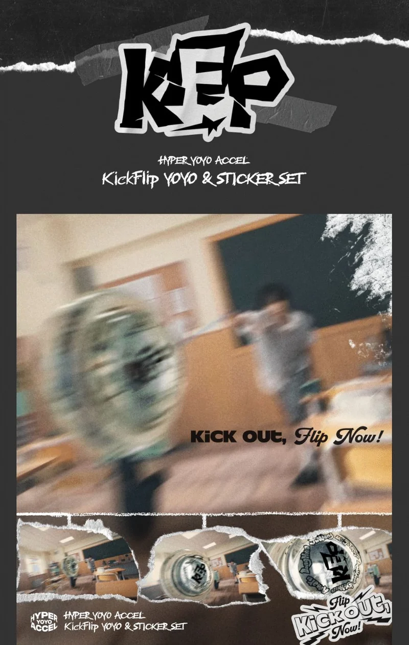 KICKFLIP - YOYO & STICKER SET