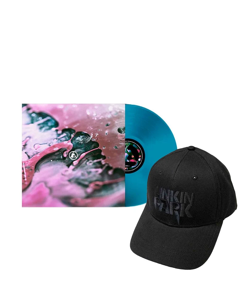 Linkin Park - LP Vinilo Azul "From Zero" + Gorra "Logo Negro" Bordado