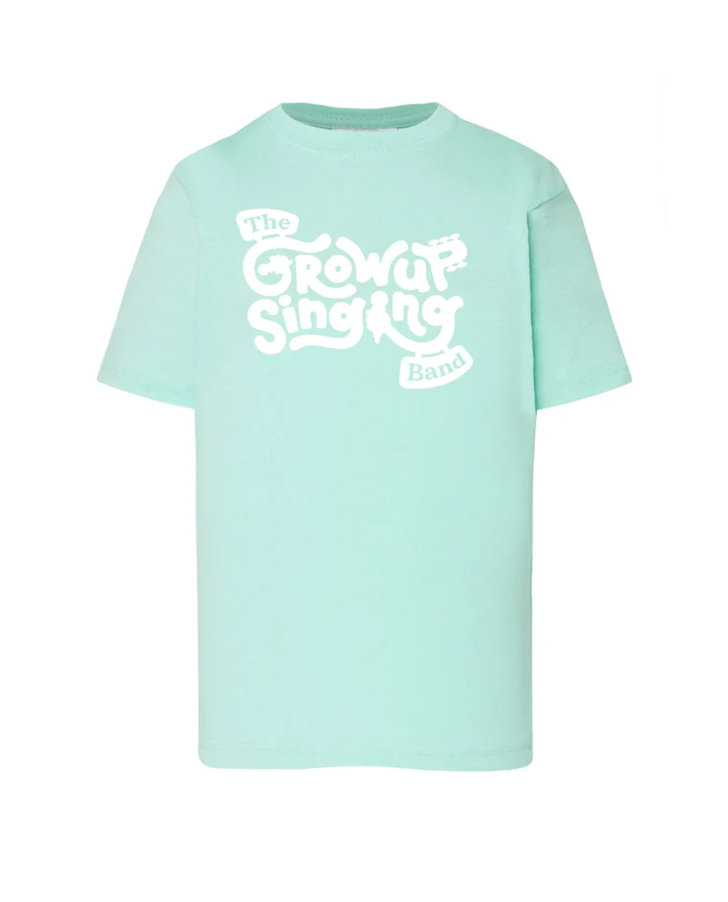 Grow Up Singing - Camiseta "The Band" Verde Unisex