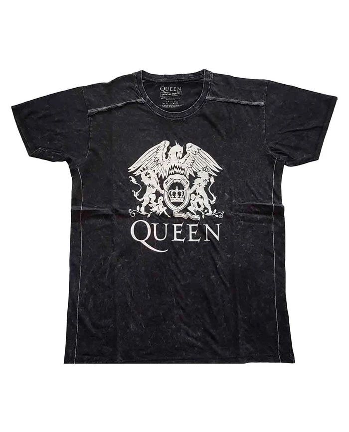 Queen - Camiseta "White Classic Crest" Unisex