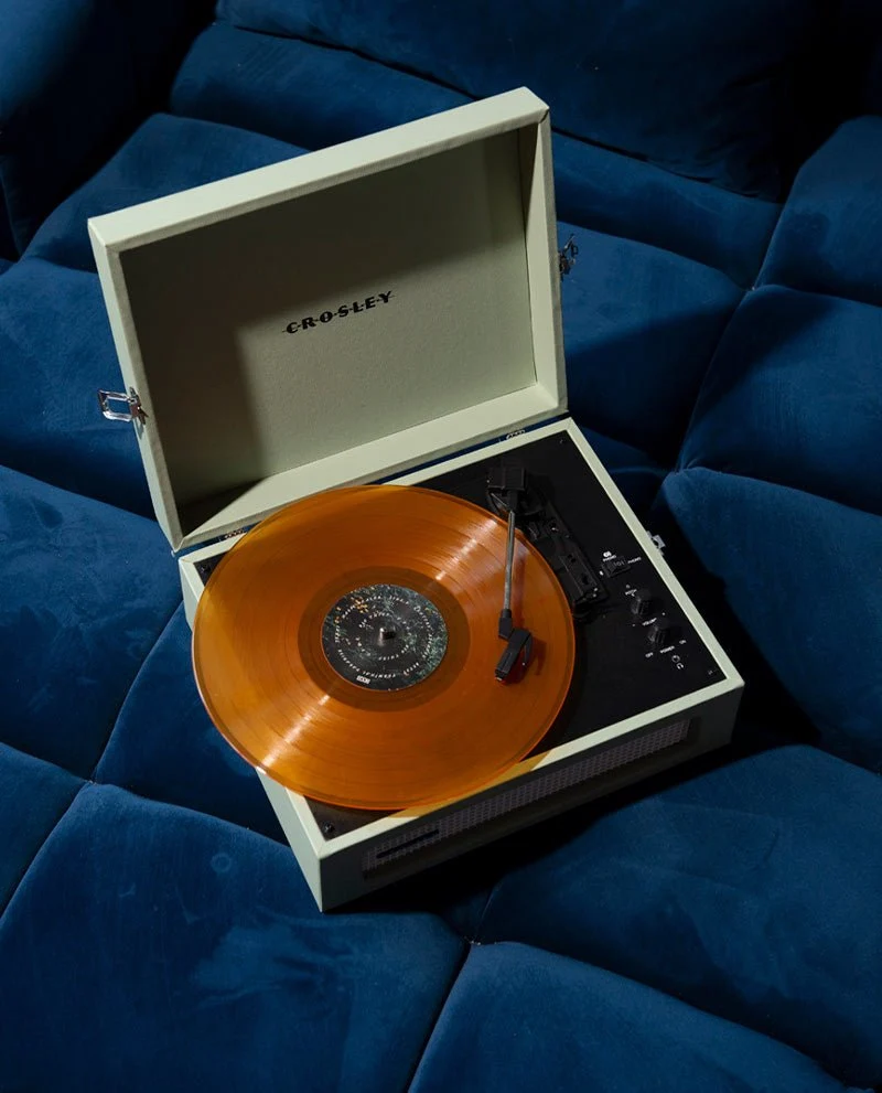Crosley - Tocadiscos Crosley Voyager Bluetooth Doble - Salvia