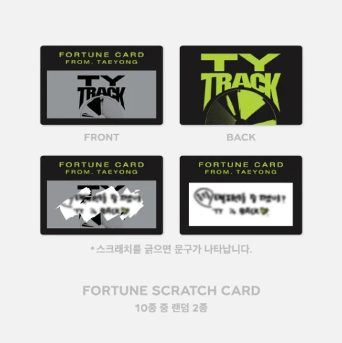 [NCT] NCT 127 : 2024 Taeyong Concert ‘TY Track’ Fortune Scratch Card Set