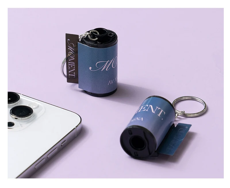 [IU] Moment, : Photo Film Keyring