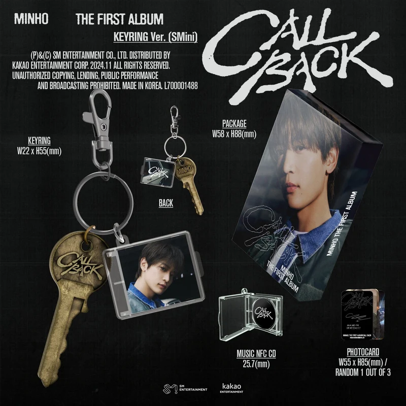 MINHO (SHINEE) - CALL BACK (KEYRING VER.) (SMINI VER.)
