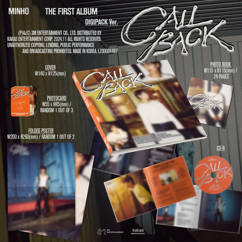 MINHO (SHINEE) - CALL BACK (DIGIPACK VER.)