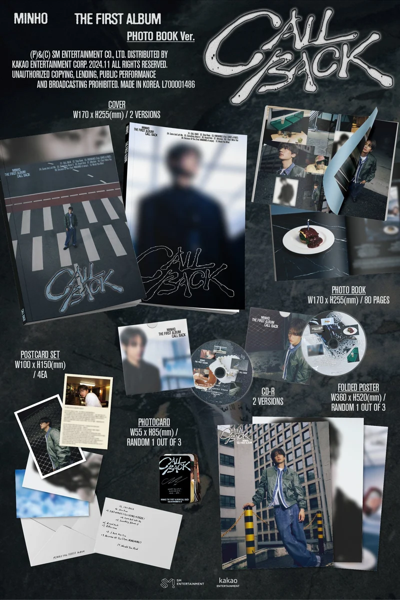 MINHO (SHINEE) - CALL BACK (PHOTOBOOK VER.)