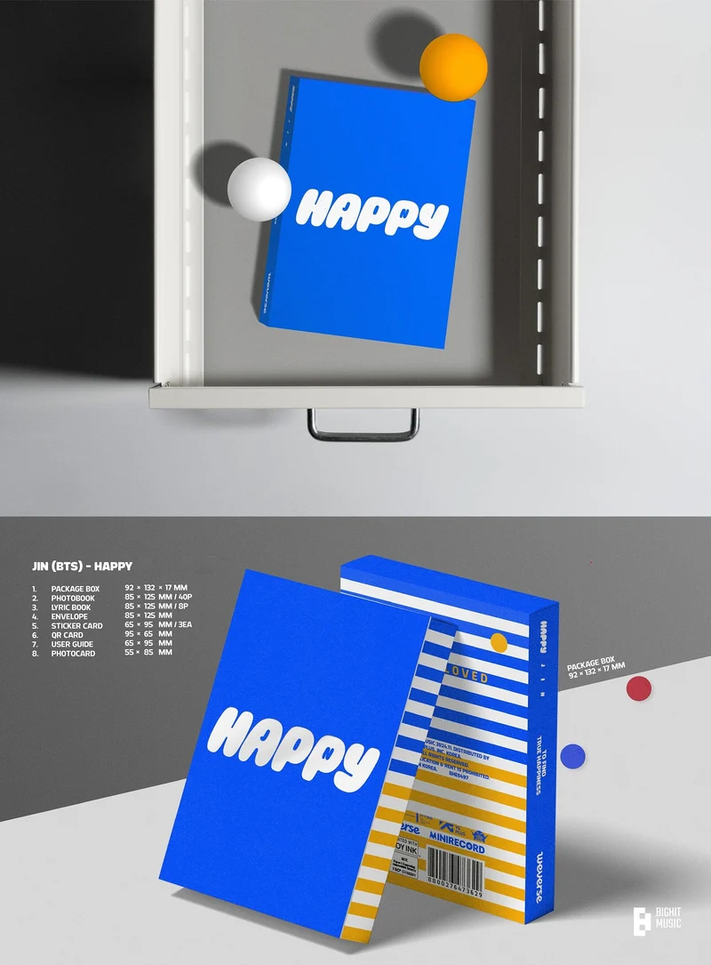 JIN (BTS) - HAPPY (WEVERSE ALBUM VER.)