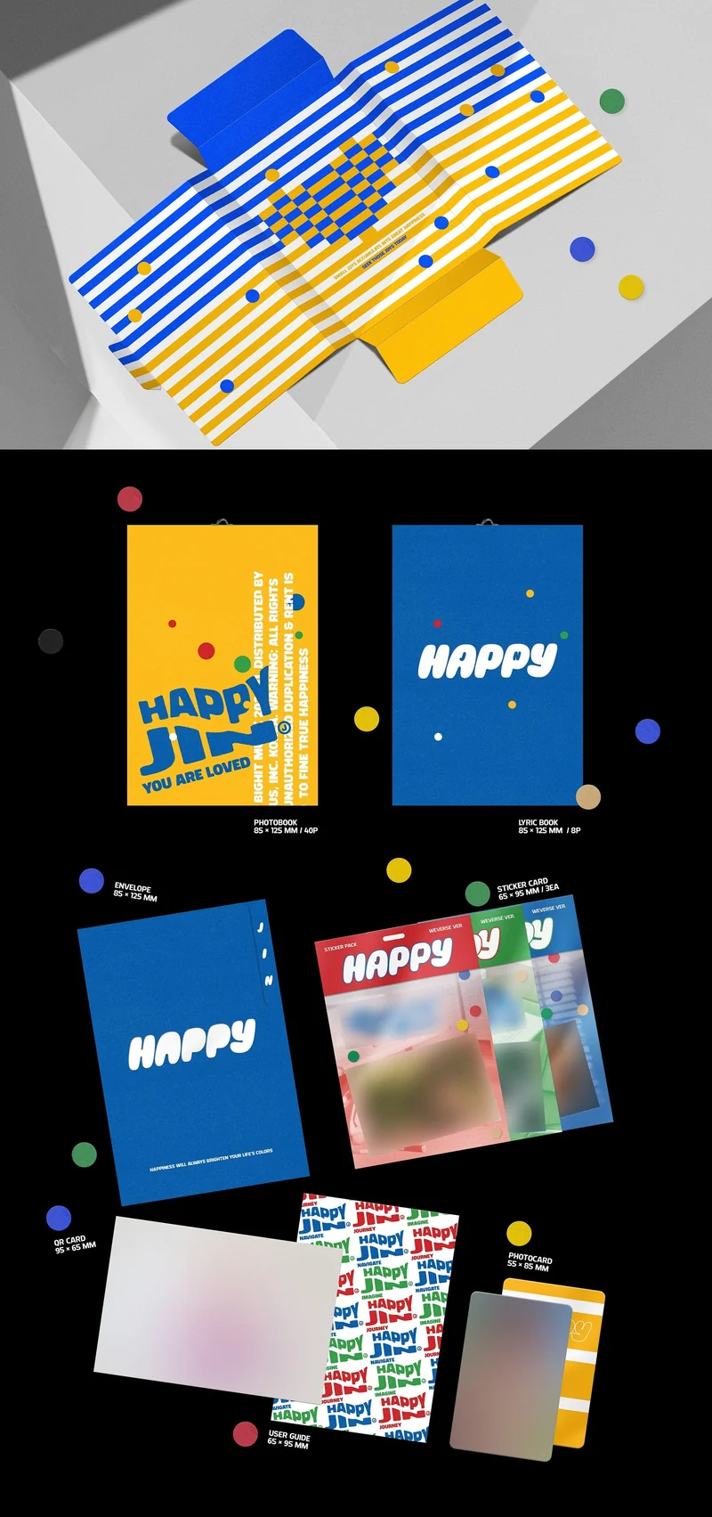 JIN (BTS) - HAPPY (WEVERSE ALBUM VER.)