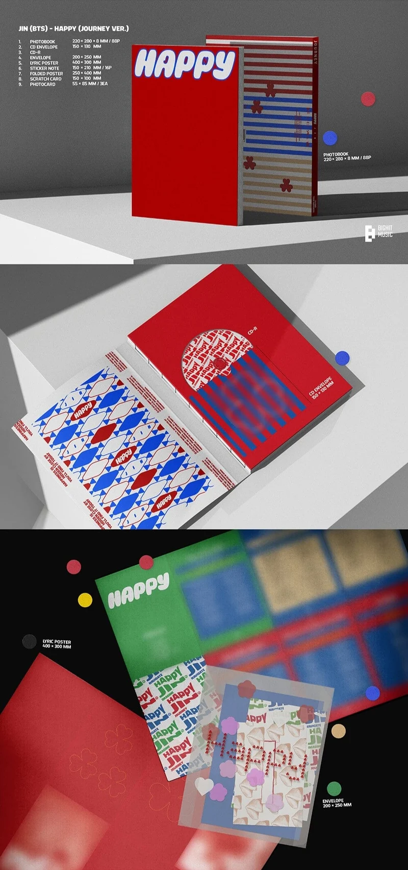JIN (BTS) - HAPPY (PHOTOBOOK VER.)