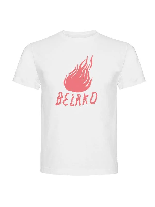 Belako - Camiseta Fuego - Blanca