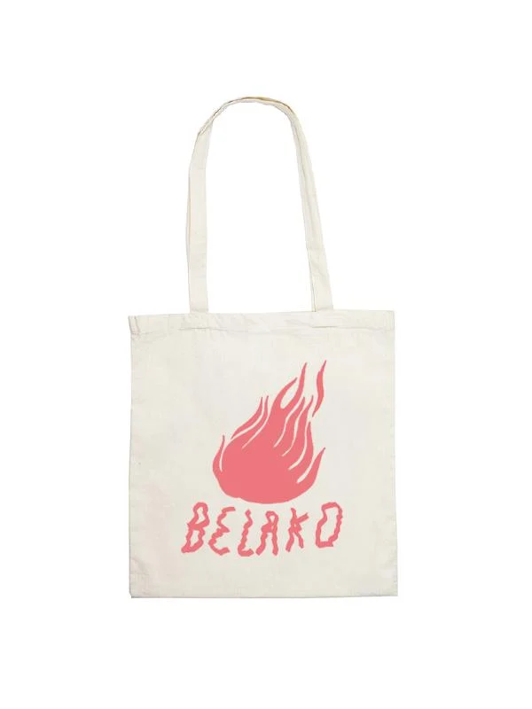 Belako - Tote Bag Fuego - Blanca