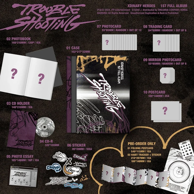 XDINARY HEROES - TROUBLESHOOTING (1ST FULL ALBUM)