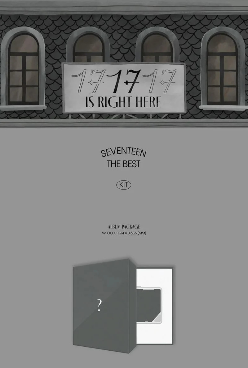 SEVENTEEN - SEVENTEEN BEST ALBUM - 17 IS RIGHT HERE (KIT VER.)
