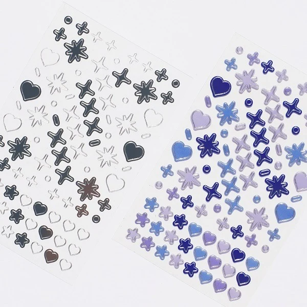 Be On :D Silver and Deco Sticker
