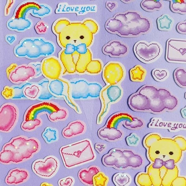 Be On :D Cyber Love Twinkle Seal Sticker