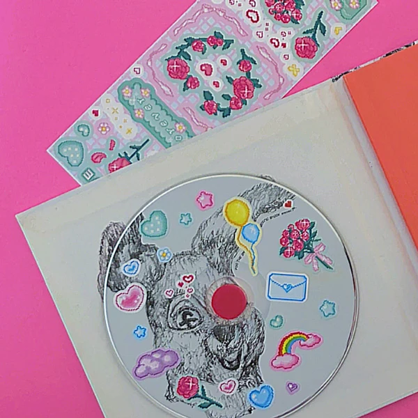 Be On :D Cyber Love Twinkle Seal Sticker