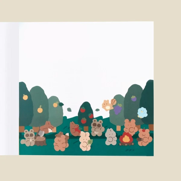 Be On :D Die-cut Masking Tape - Nature [8m x 18mm]