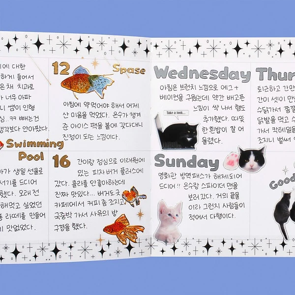 Be On :D Deco Pocket ABC Sticker 4 Types Special Set