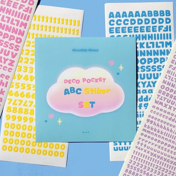 Be On :D Deco Pocket ABC Sticker 10 Set