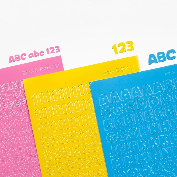 Be On :D Deco Pocket ABC Sticker 10 Set
