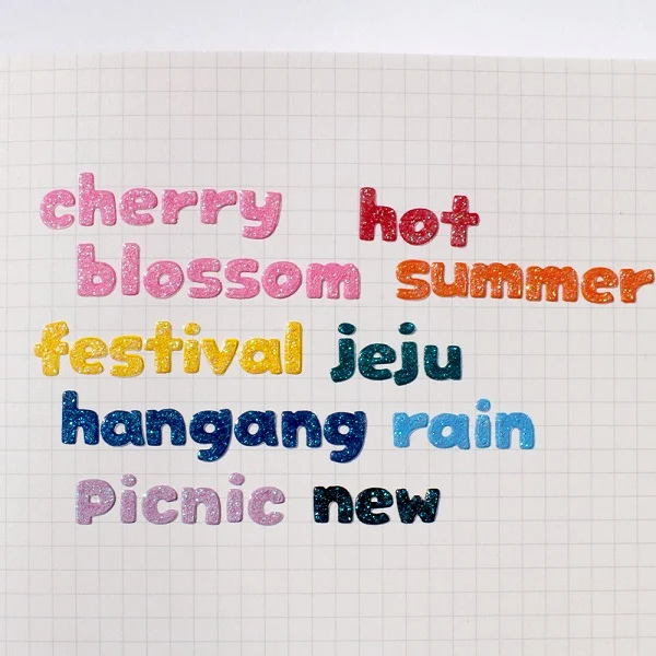Be On :D Deco Pocket ABC Sticker 10 Set