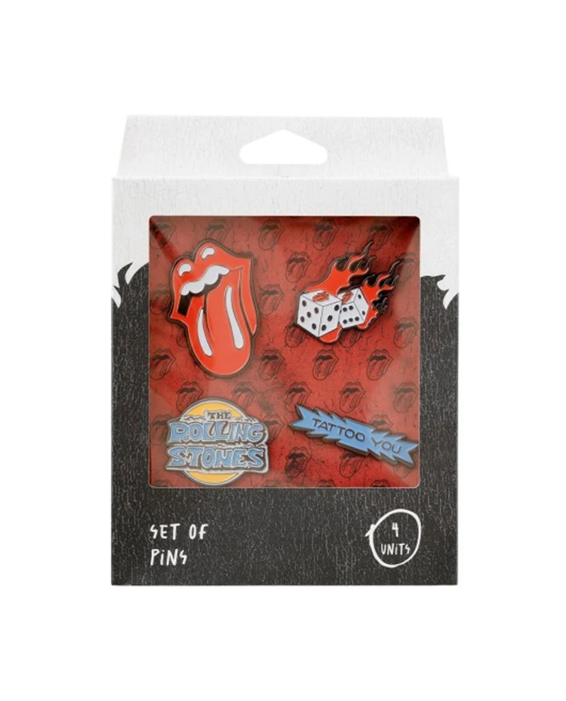 The Rolling Stones - Set 4 pins "The Rolling Stones"