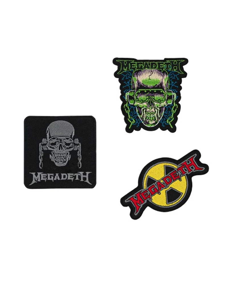 Megadeth - Pack 3 parches Bordados "Megadeth"
