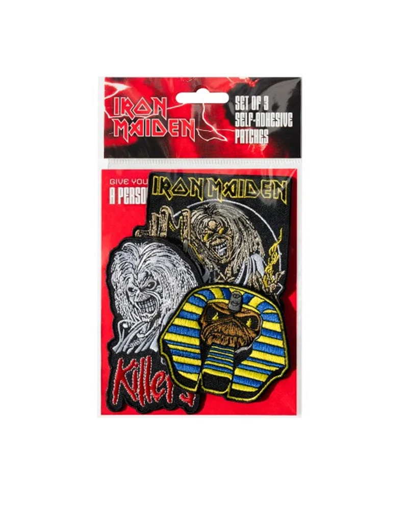 Iron Maiden - Pack 3 parches Bordados "Iron Maiden"