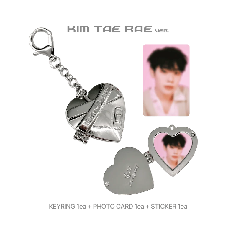 [ZEROBASEONE] Blue Paradise : Pop Up Store : Heart Pendant Keyring