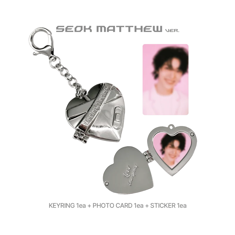 [ZEROBASEONE] Blue Paradise : Pop Up Store : Heart Pendant Keyring