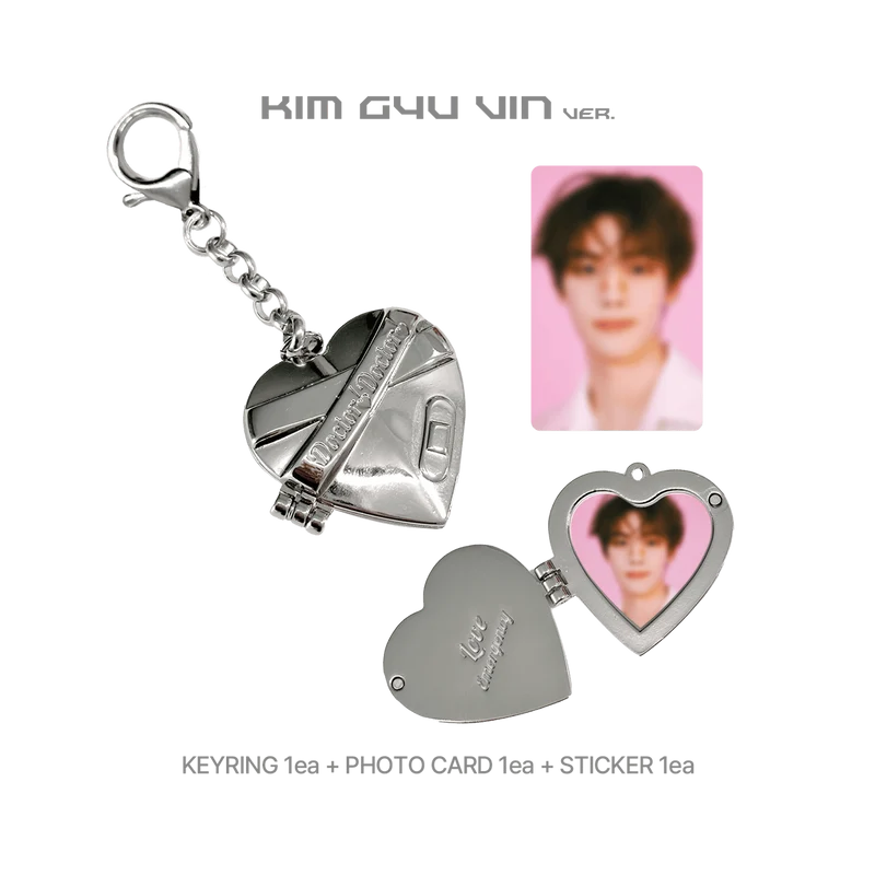 [ZEROBASEONE] Blue Paradise : Pop Up Store : Heart Pendant Keyring