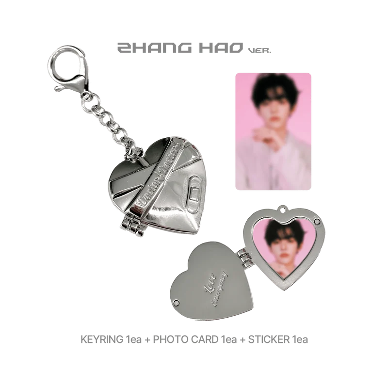 [ZEROBASEONE] Blue Paradise : Pop Up Store : Heart Pendant Keyring