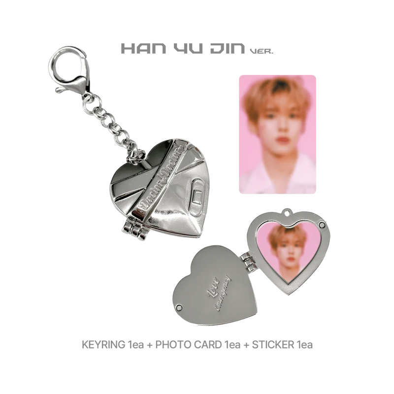 [ZEROBASEONE] Blue Paradise : Pop Up Store : Heart Pendant Keyring