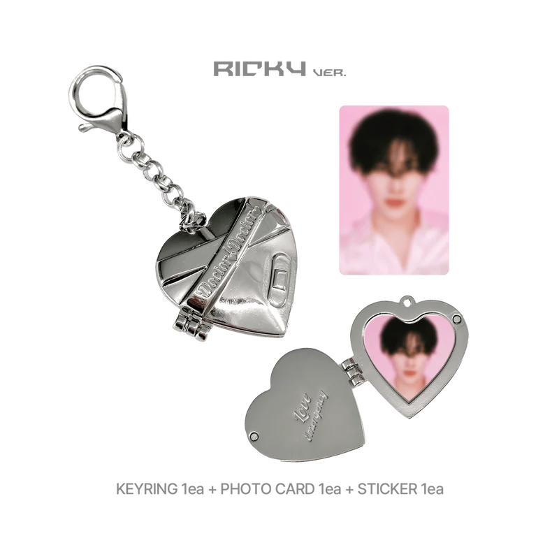 [ZEROBASEONE] Blue Paradise : Pop Up Store : Heart Pendant Keyring